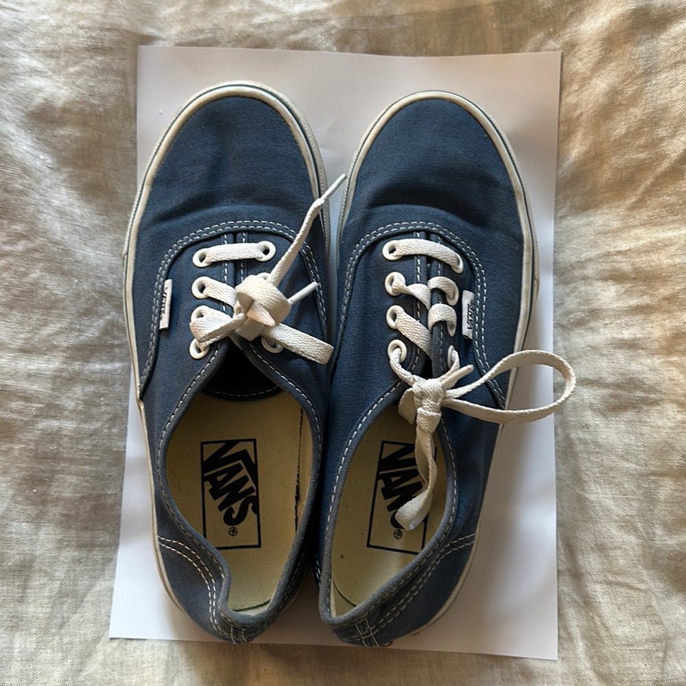Vans Low Top Blue Sneakers